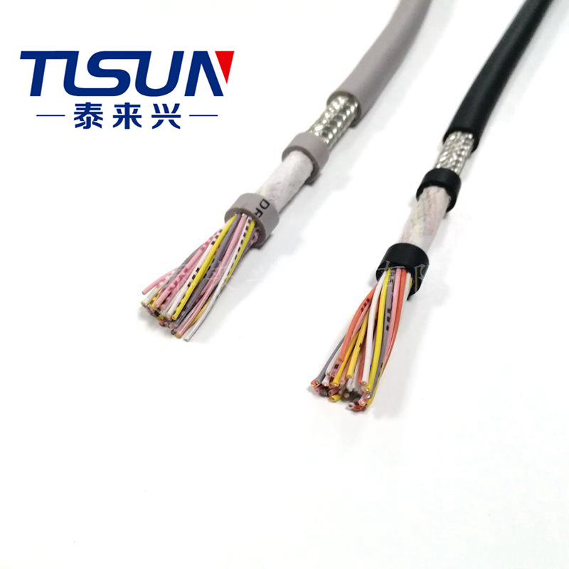 TRVVP 高柔性拖链屏蔽电缆 工业自动化电缆线 耐弯折