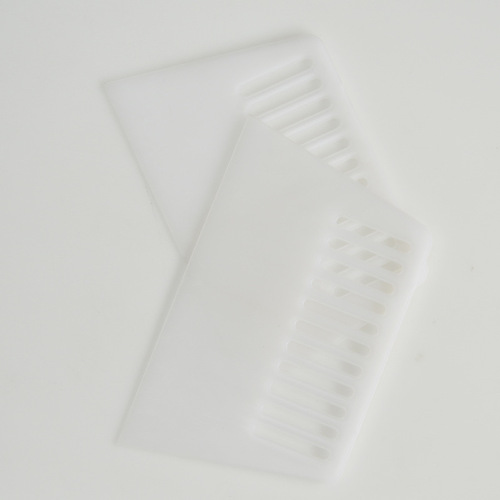 Small Scraper for Wallpaper, Car Film Application Tool, Putty Spatula, Grout Finisher—White, Transparent Plastic Scraper