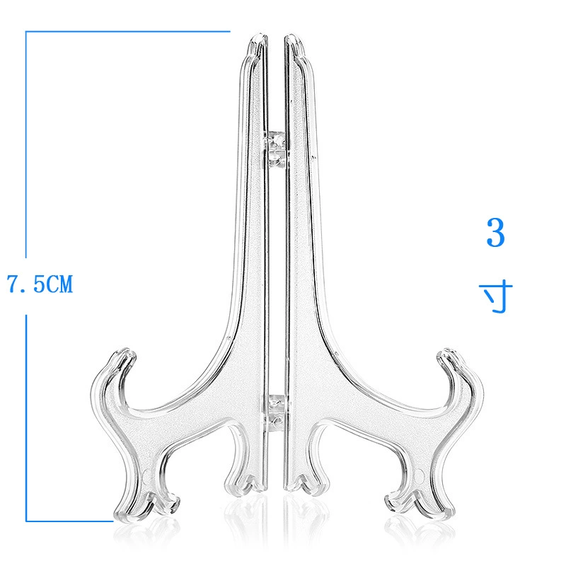 Прозрачная пластиковая рама поддона Tongxing с hanging plate и складывающейся платформой, 3–12 дюймов, 7,5×5×1,6 см