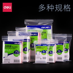 Deli Sealed Pouches: Transparent Self-Sealing Bags, Enhanced Security, Extra-Thick, Small Size—Perfect for Disposable Phone Protection and Food Portioning in PE Packaging