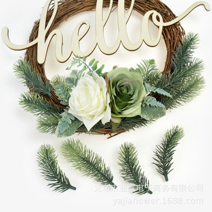 Artificial plants, accessories, Christmas aquatic plants for creating a green wall, gradient