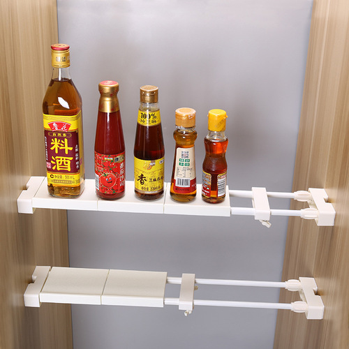 Window sill retractable gap storage partition kitchen debris plastic storage rack storage rack layered partition