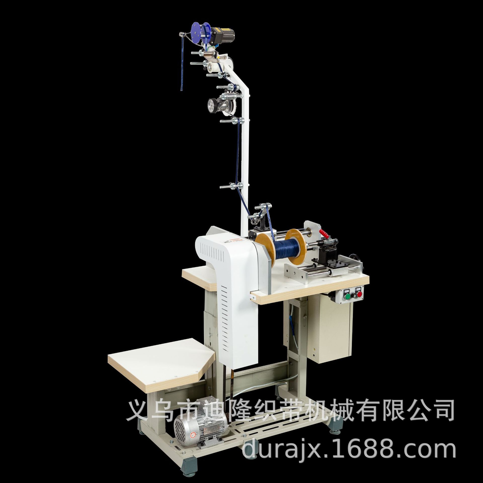 迪隆科技 智能织带机械单头纸筒自动卷绕机筒状卷带机盘带机织带