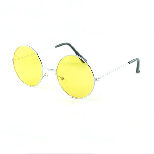 Metal round sunglasses, ocean lens, Korean style men's and women's glasses frames, retro sunglasses 3026