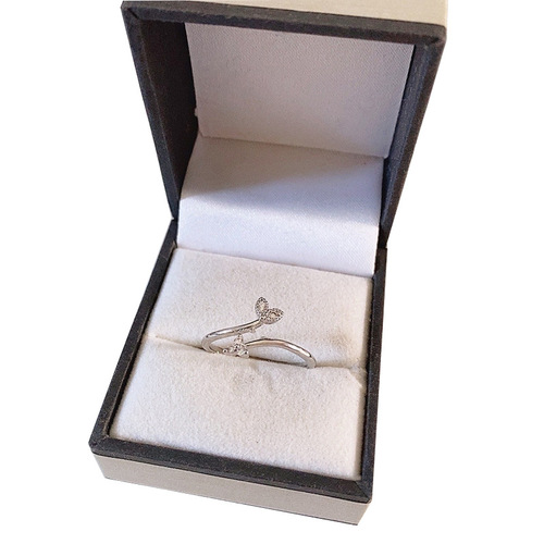 Direct Selling Korean Version 3A Zirconia 18K Gold Color Fast Micro-Pave Ring for Women Fashion Electroplating Color Fast Adjustable Ring Wholesale