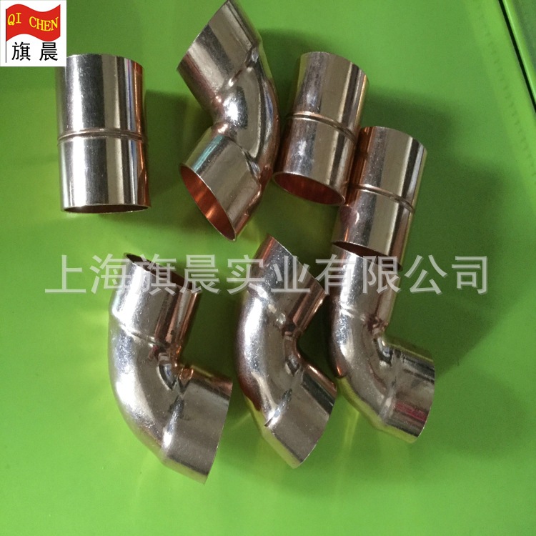 供应紫铜分支器 铜弯头 直管铜件 紫铜弯头 焊接紫铜件批发