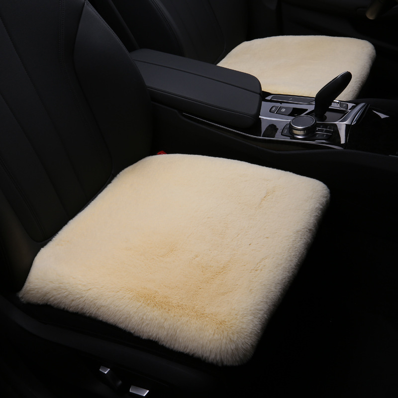 メーカー直供自動車座布団三点セット冬の短い毛はウサギの毛の通用座布団の保温滑り止め車座布団に似せています。|undefined