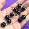 Black pendant from pearl, waist rope, nail decoration, accessory, decorations