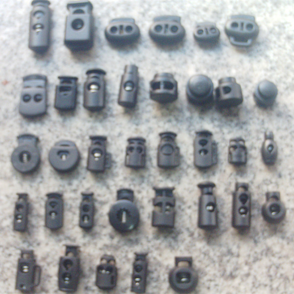 供应收纳袋抽绳用塑料弹簧扣 滑轮弹簧扣 齿轮弹簧扣