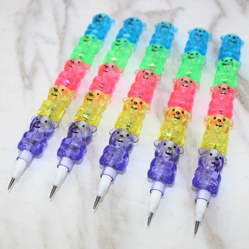 Stationery for elementary school students, cartoon constructor for pencils, bullet