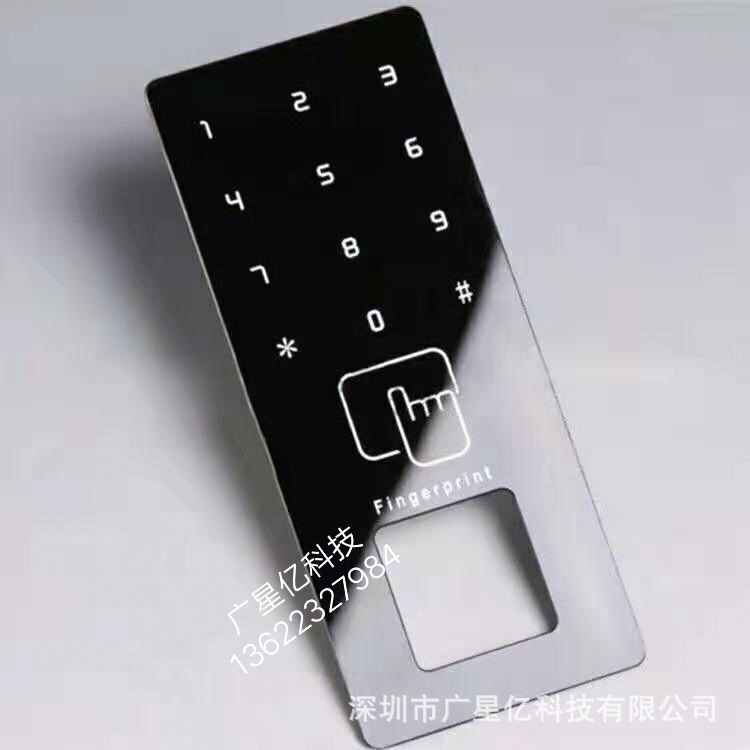 深圳挖槽数字钢化面板 门禁卡玻璃光学家电钢化玻璃 好评如潮