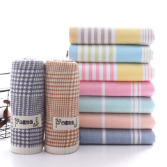 光穎毛巾新款純棉紗布毛巾柔軟舒適吸水面巾商超禮品面巾定製logo