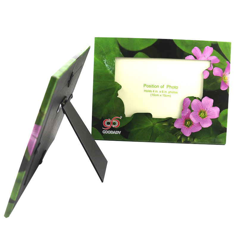 Exquisite Edge-Wrapped Cardboard Back Frame Photo Frame with Back Frame That Can Stand up Card-Type Thickeneded Gray Cardboard Photo Frame