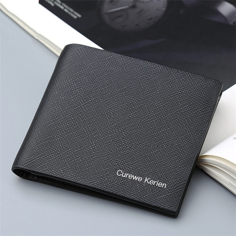 Cross-border Wallet hombres corto ultrafino negocio casual coreano juventud titular de la tarjeta billetera al por mayor billetera