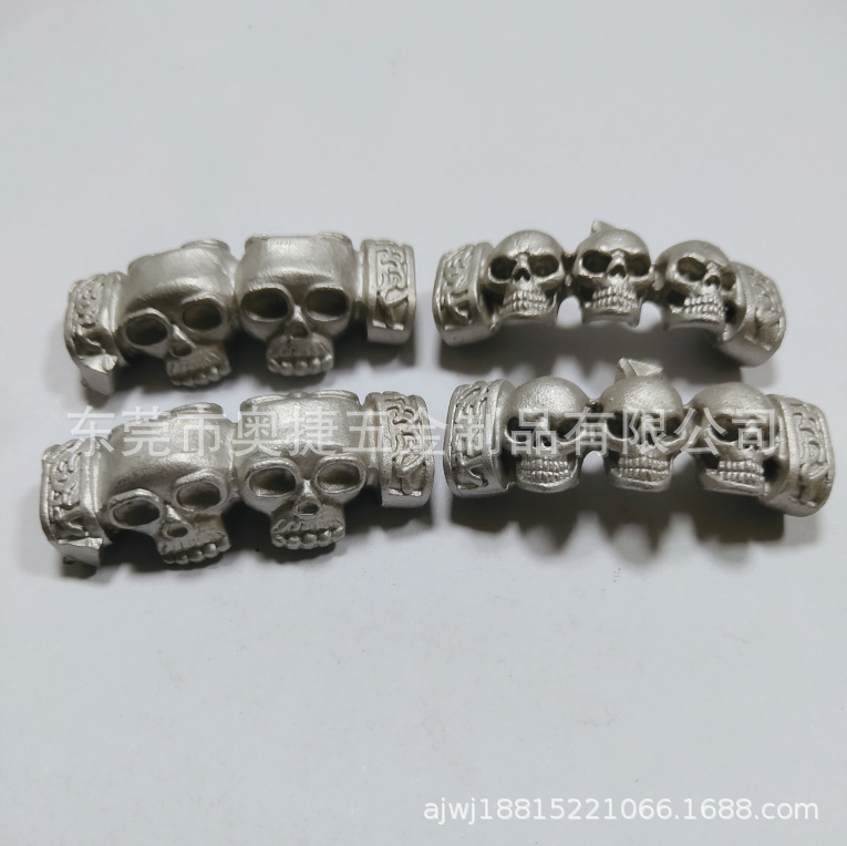 厂家脱蜡铸造饰品毛坯 不锈钢精密铸造 精铸不锈钢鬼头手链扣