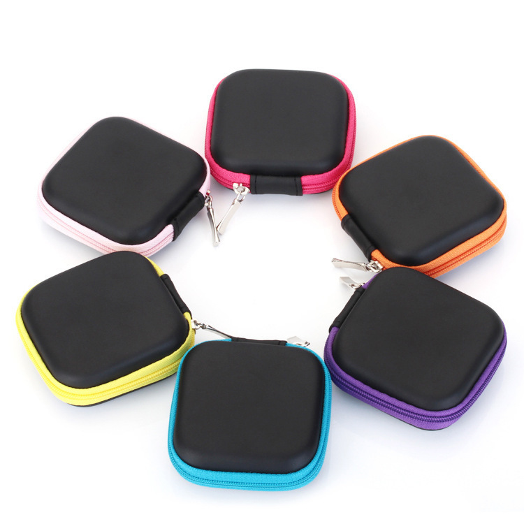 Data Cable Packaging Box EVA Storage Box Wireless Bluetooth Headset Cosmetics Bag EVA Zipper Box