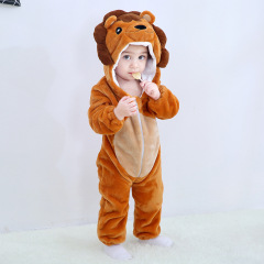 MICHLEY autumn and winter new baby clothes newborn baby jumpsuits and cartoon children's animal crawling clothes