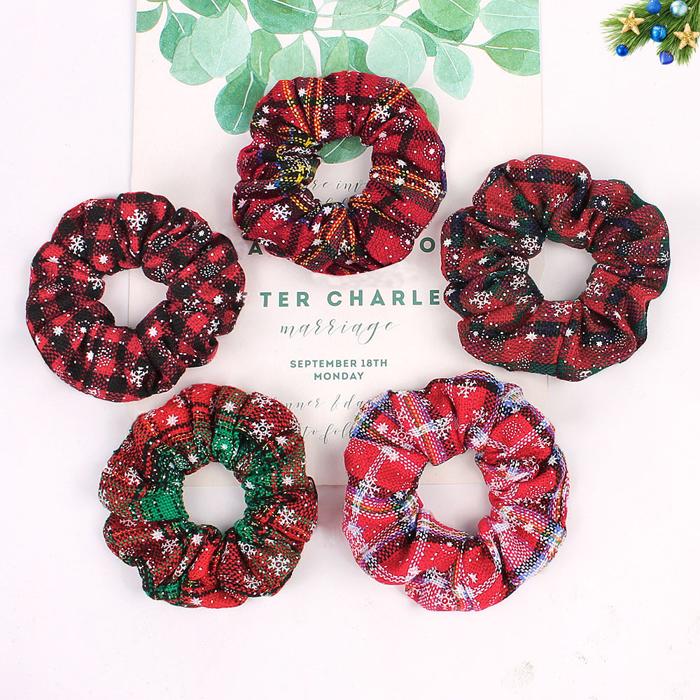 Christmas gift Christmas Escherichette Superior sense Escherichette style hair accessories for women_voghion.com