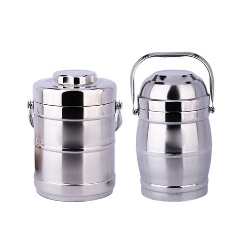 Manufacturer wholesale stainless steel vacuum insulated pot thickened large capacity insulated soup bucket household lunch box lunch box