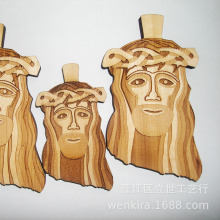 多层次雕刻木头牌 服装木挂牌 雕刻定制木牌