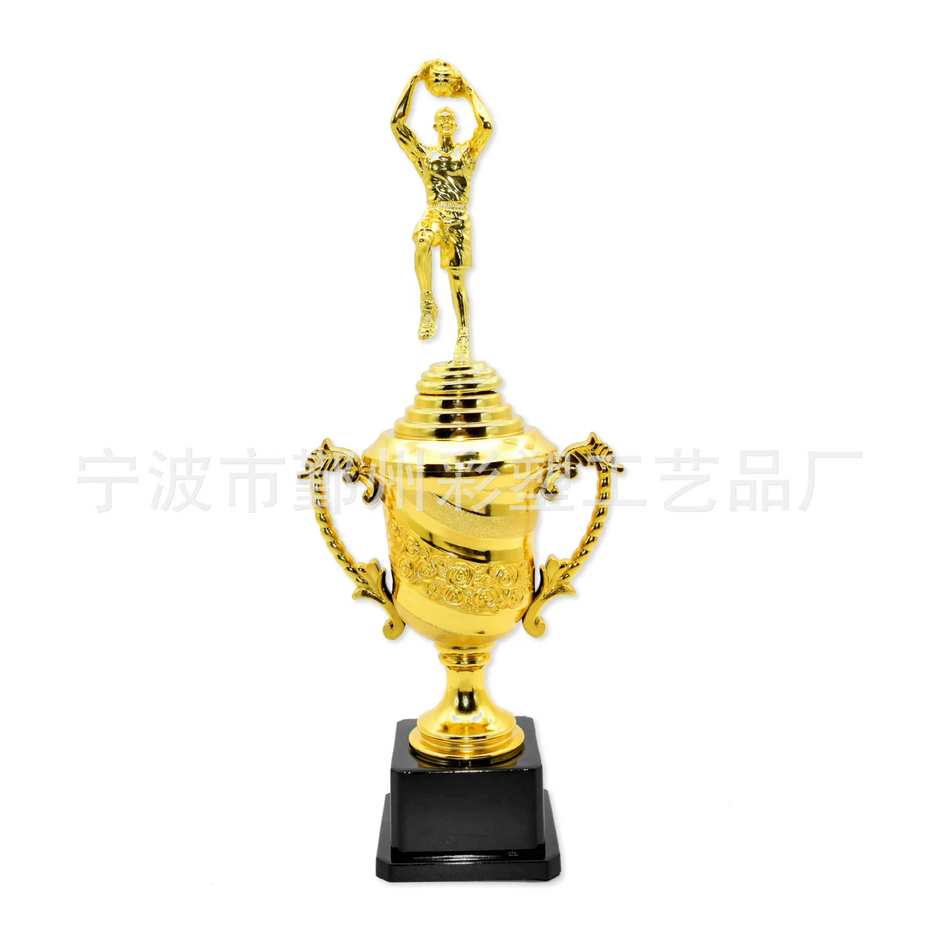 Баскетбольный трофей премиум-класса, трофей чемпионов соревнований, пластиковый позолоченный трофей