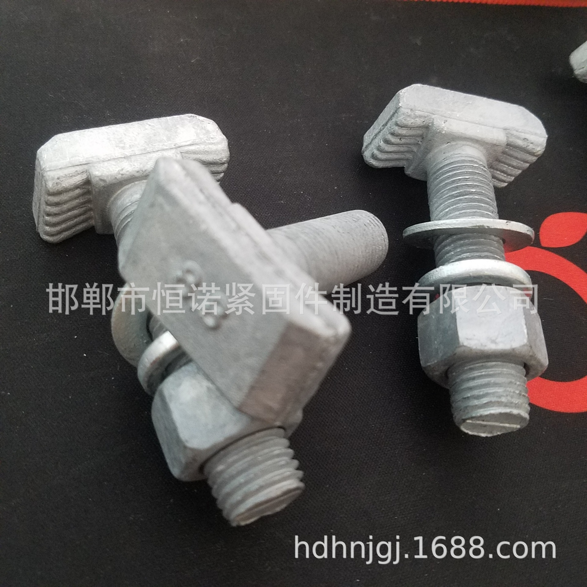 河北52*34燕尾螺栓 预埋槽道T型螺栓 M16*50带齿哈芬槽螺栓厂家