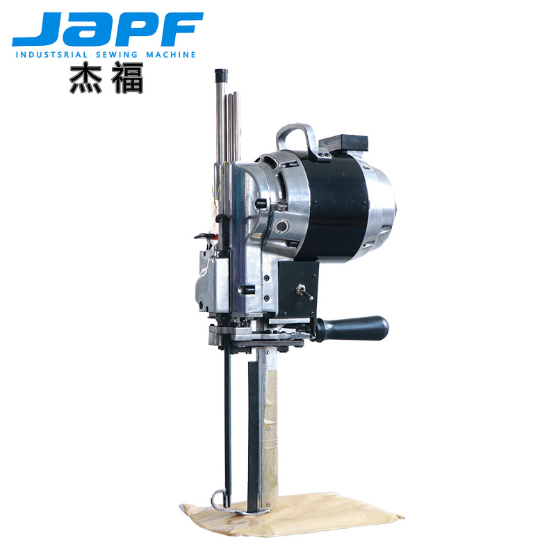 杰福工业缝纫机电动裁布机服装鞋帽开料家纺自动磨刀大功率裁剪机