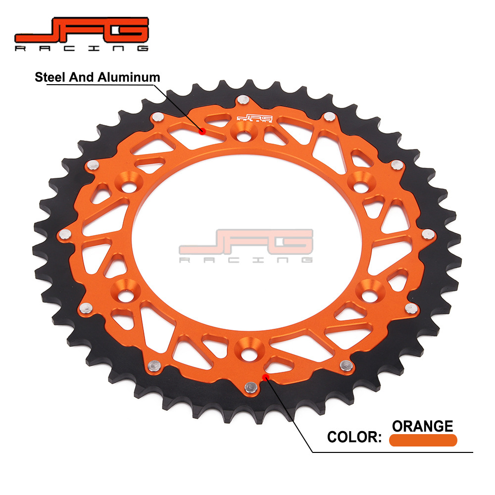 适用于SXF/MXC/EXC/EXC125/200/250/450/500越野改装铝合金链轮