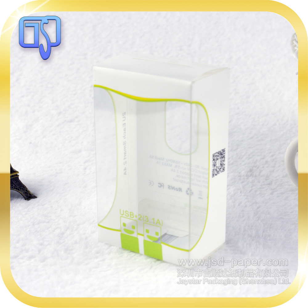 厂家专业设计 开窗透明PVC贴窗包装盒 卡盒 数码包装 3C产品