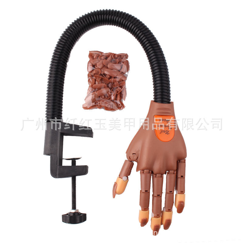 Manicure novice model special wind bracket fake fingernail practice hand can be bent positioning nail exerciser Manicure novice model special wind bracket fake fingernail practice hand can be bent positioning nail exerciser