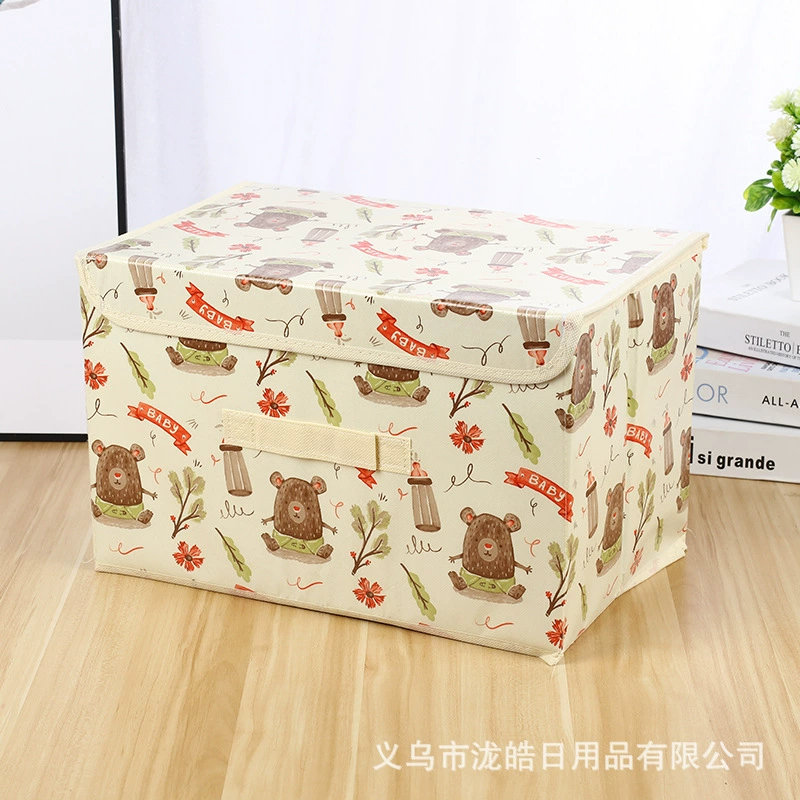Foldable storage box non-woven cloth, storage system, toy, wholesale