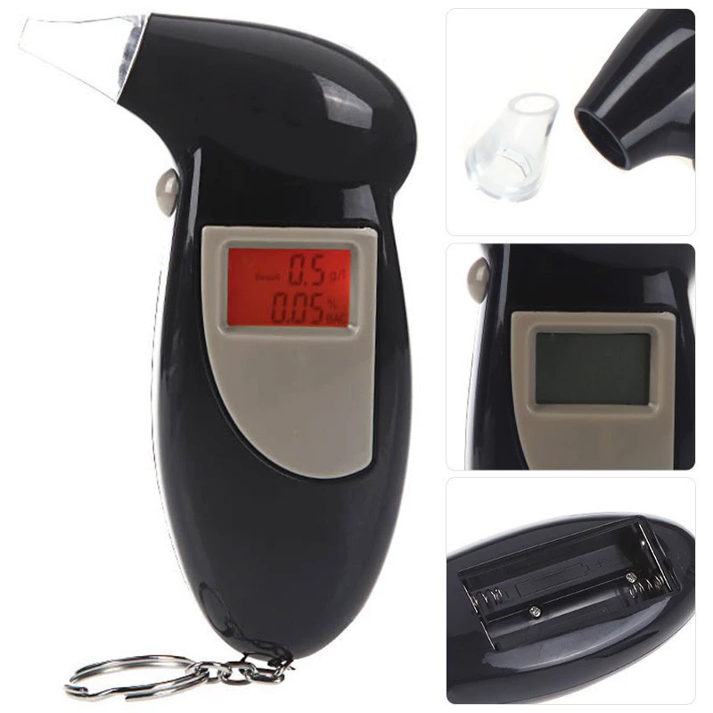 Spot AT-86 Bird Big Bird Back-light Alcohol Testing Instrument Express Testing Instrument English Manual with 5 blowing mouths