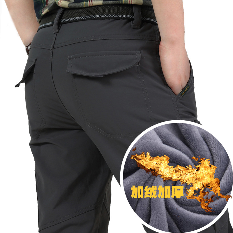 2021 nuevos pantalones de secado rápido al aire libre para hombres delgados más tamaño overoles multibolsillos sueltos pantalones casuales para hombres