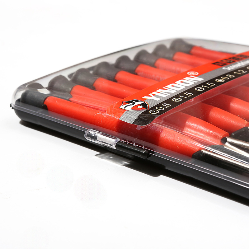 Guangdong águila escudo dos colores destornillador traje reloj teléfono móvil gafas reparación combinación en caja