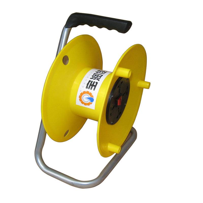 便携式手摇电缆卷线盘 可绕30-70米 220V卷线器 宝润佳特惠手提盘