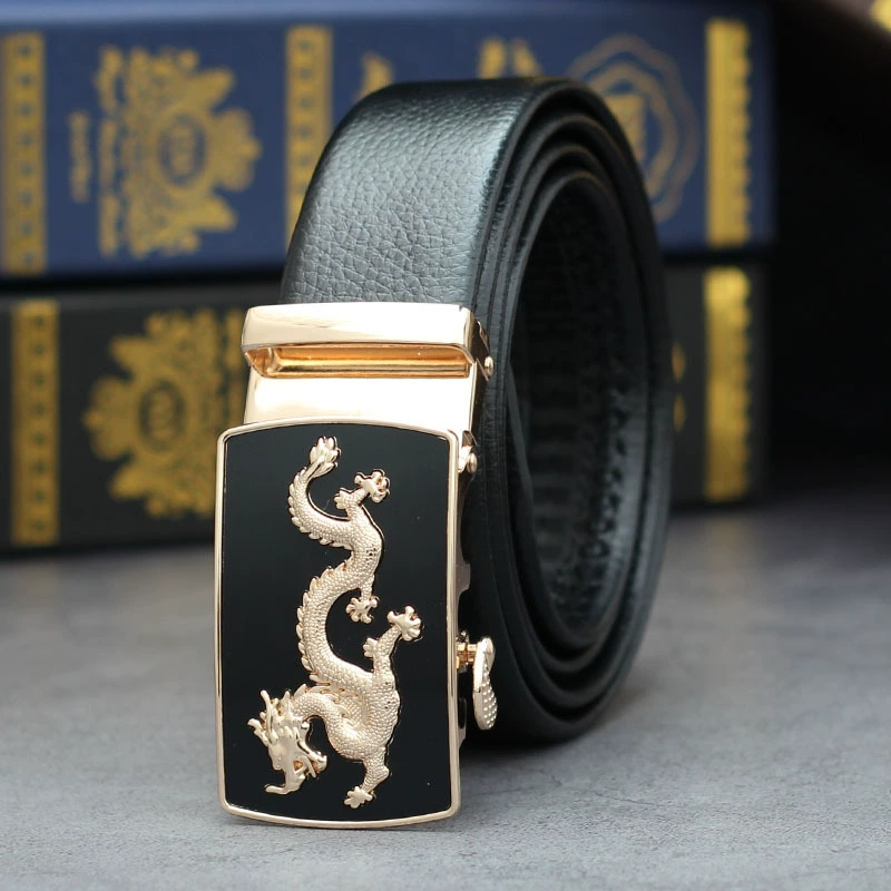Metal Belt with Metal Buckle, Wear-Resistant Trousers Belt, Adjustable 120/140 cm, Multiple Styles