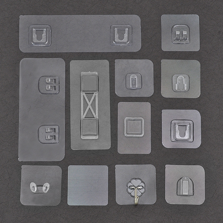 Hook Strong Adhesive Wall Hanging Load-Bearing Suction Cup Kitchen Hook Traceless Paste Behind the Door Without Punching Hook