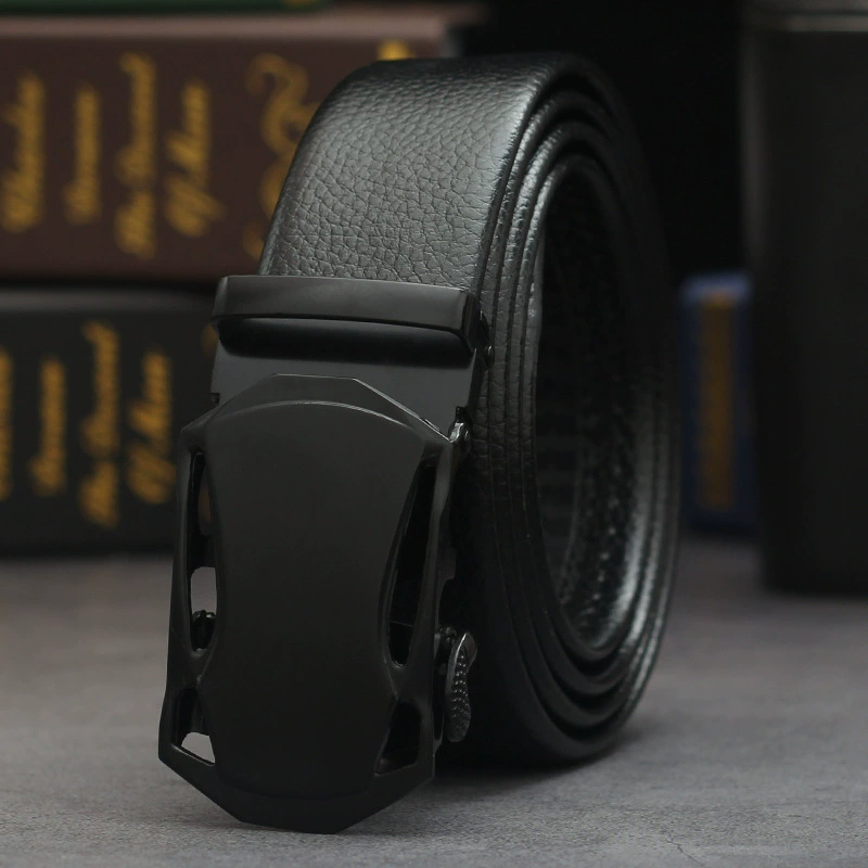 Metal Belt with Metal Buckle, Wear-Resistant Trousers Belt, Adjustable 120/140 cm, Multiple Styles