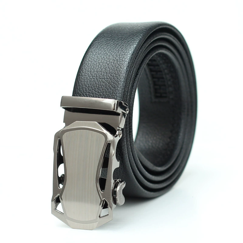 Metal Belt with Metal Buckle, Wear-Resistant Trousers Belt, Adjustable 120/140 cm, Multiple Styles
