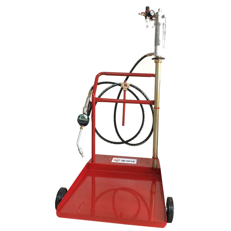 移动式220L桶数显稀油加注机 宝润佳37150气动齿轮油计量注油神器