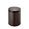Round trash can 8 liters of wood grain