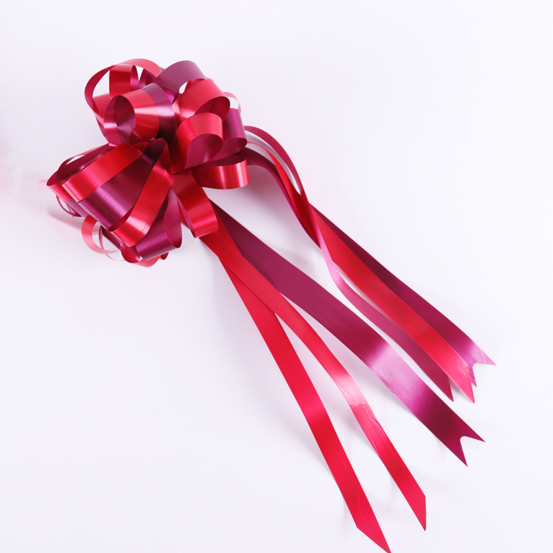 Paquete de 10 nuevos estilos, color perezoso, lazo grande, flores de tirón, floristería, materiales de embalaje, accesorios, suministros