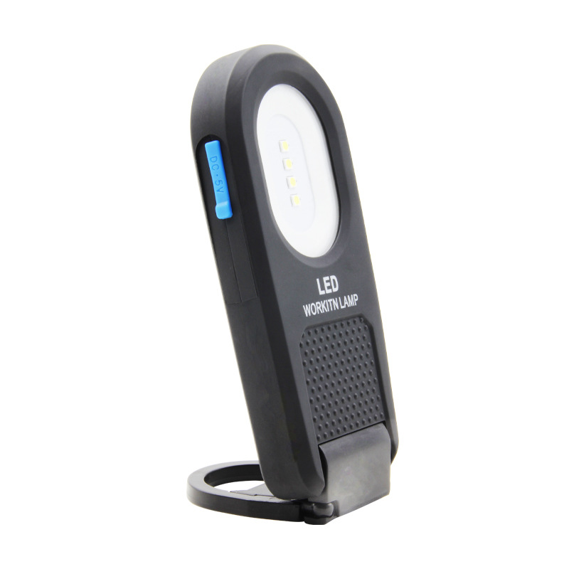 Nuevo USB recargable LED plegable luz de trabajo reparación auto reparación luz con imán hogar al aire libre linterna de emergencia