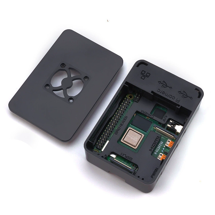 Case (Raspberry Pi 4B) fan-compatible shell, compact 93×63×30 mm, 52 g