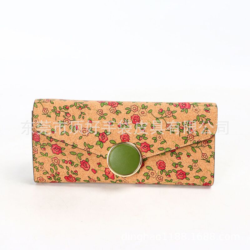 Designer Original High-end Cork Real Wood Shoulder Bag Fashion Printed Crossbody Bag Party Cork Clutch Bag