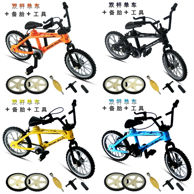 Мини-сплавная модель велосипеда на палец, игрушка, креативная имитация велосипеда, настольная игра, трансграничная игрушка Amazon