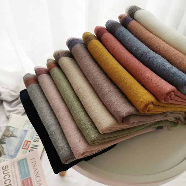 thin woolen scarf
