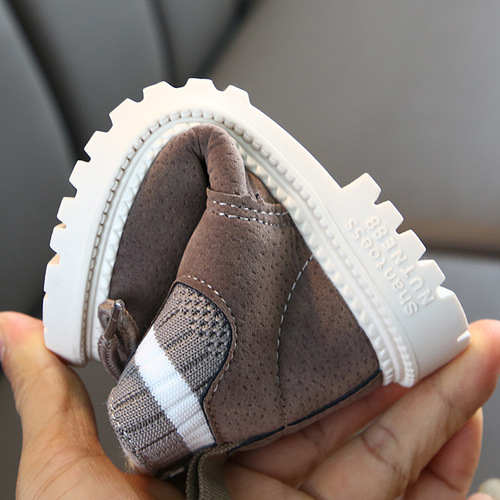 Boys' boots, children's Martin boots, plus velvet cotton shoes, snow boots, Korean style fashionable children's leather boots, girls' shoes on behalf of