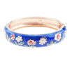 Dali fashion bracelet hot -selling popular women's classic cloisonne opening bracelets colorful flower F018C