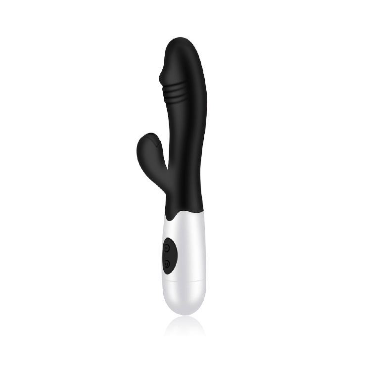 Equipo de sexo adulto simulación de 30 frecuencias doble punto G vibrador carga USB masturbación femenina simulación cañón vibrador